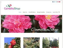 Tablet Screenshot of camelliashop.com